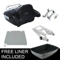 Trunk Pad Chrome Rack Mount for Harley Touring Street Glide (2014–2026)