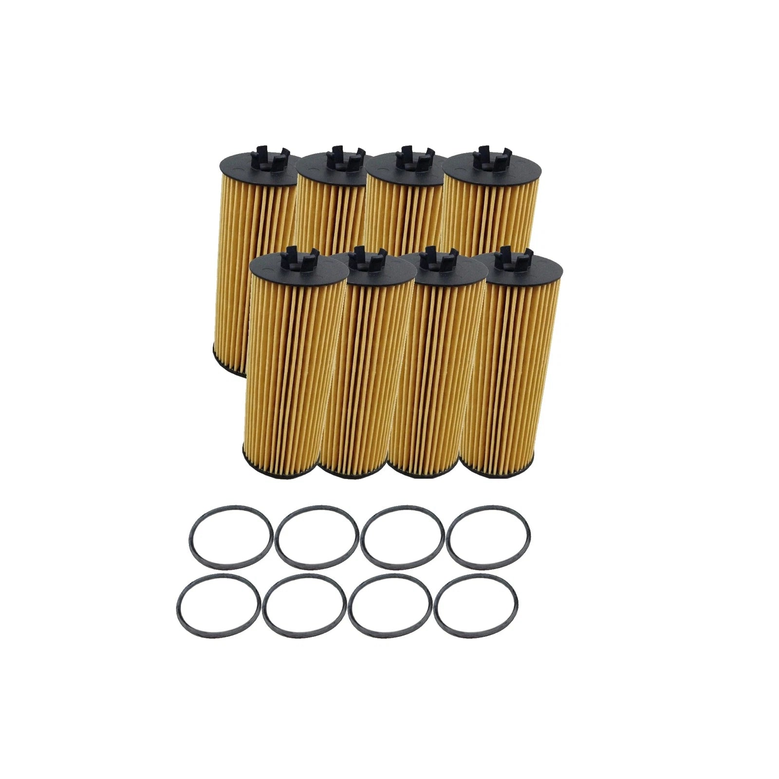 Set of 8 Engine Oil Filters for Chrysler Dodge Jeep Ram 3.6L V6 (OEM)