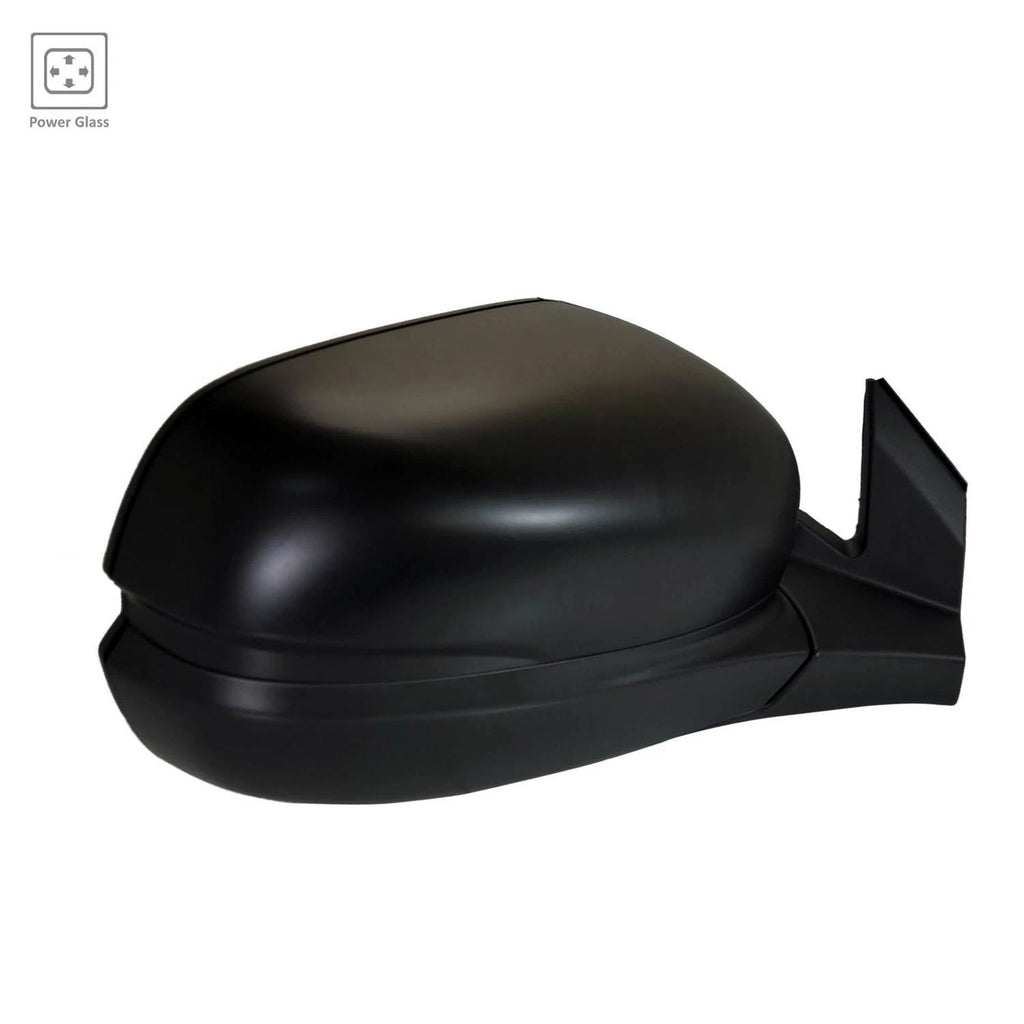 Replacement Textured Passenger Side Power Door Mirror w/o Heated Glass