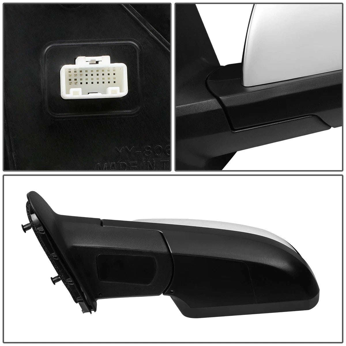 Powered Heated Driver Side Door Mirror for Toyota Tundra (2012–2013) TO1320300