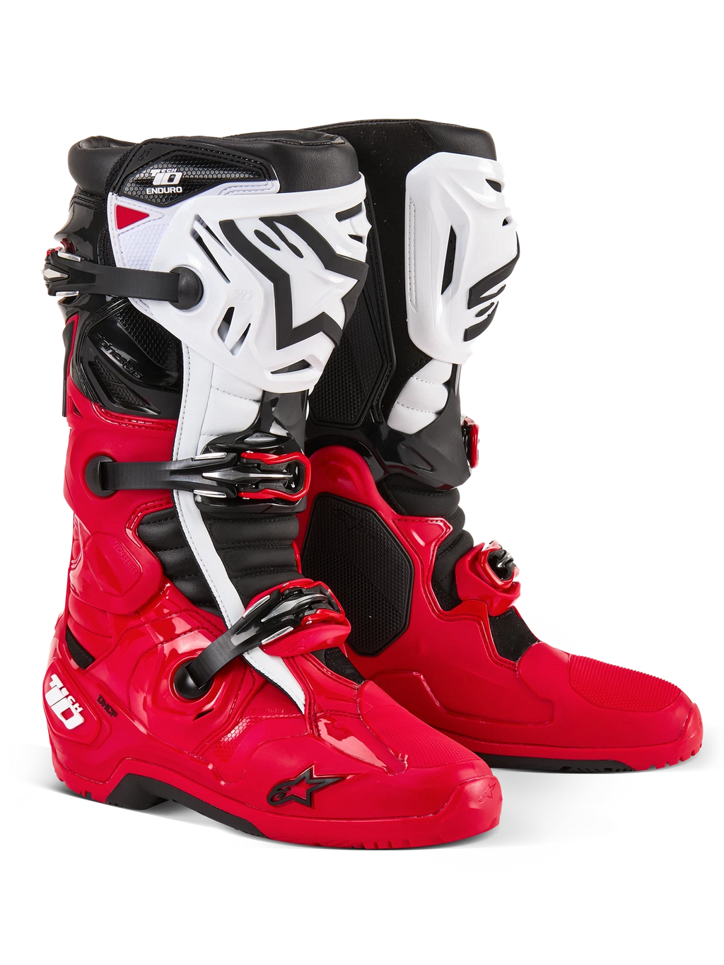 Alpinestars Tech 10 Enduro Boots for Offroad Motorcycle (US 14) Red/Black
