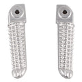 Set of 2 Rear Foot Pegs for Yamaha YZF R6 (2003–2011) Silver