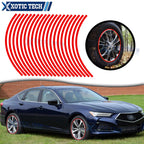 Conspicuity Tape Wheel Rim Decal for Acura TSX (2009–2014)