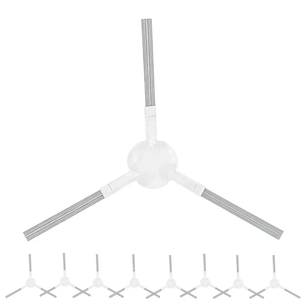 Set of 4 White Side Brushes for Xiaomi B116 X20 PLUS (Replacement Kit)