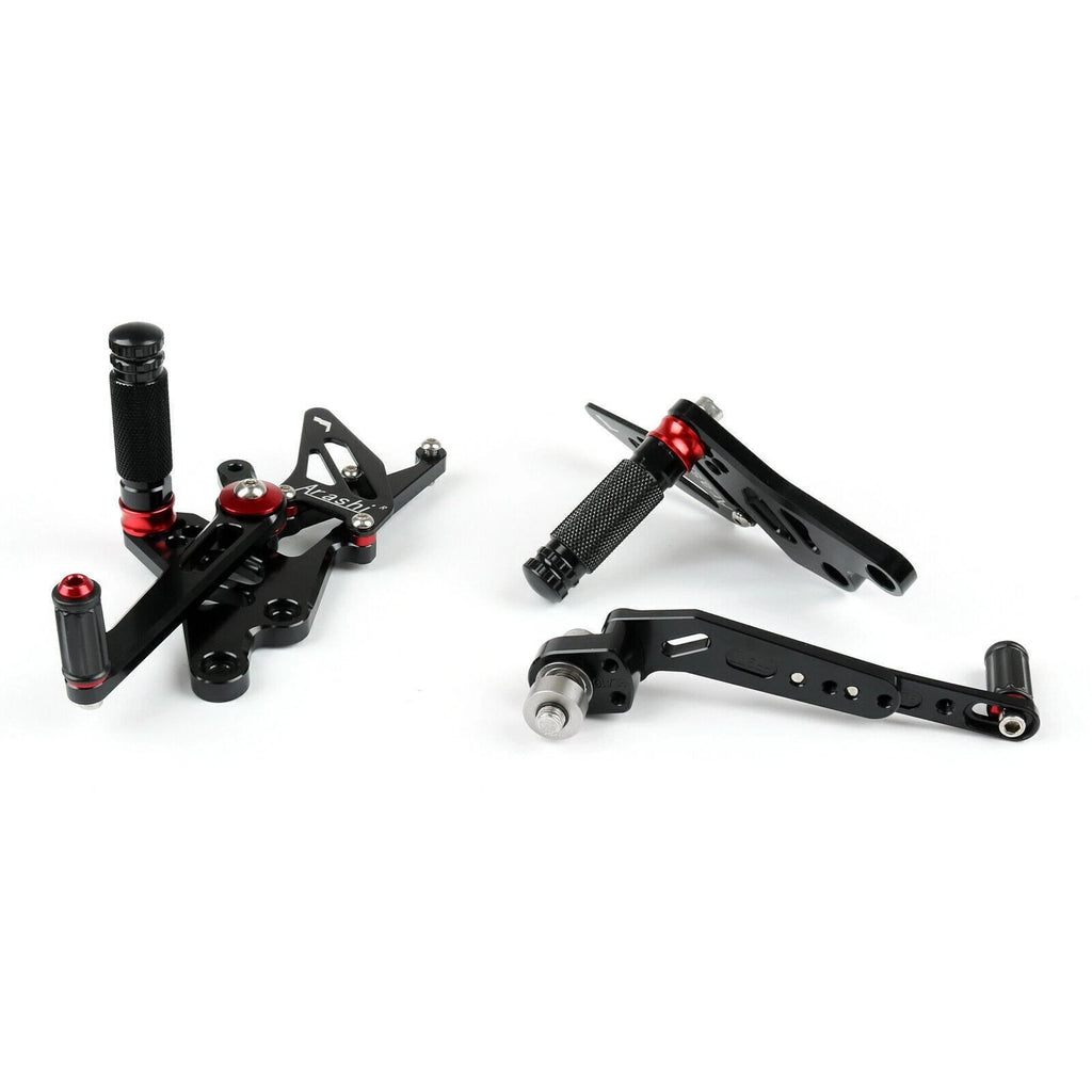 CNC Adjustable Rearset Foot Rest Pegs for Suzuki GSXR1000 (2009–2016) #8