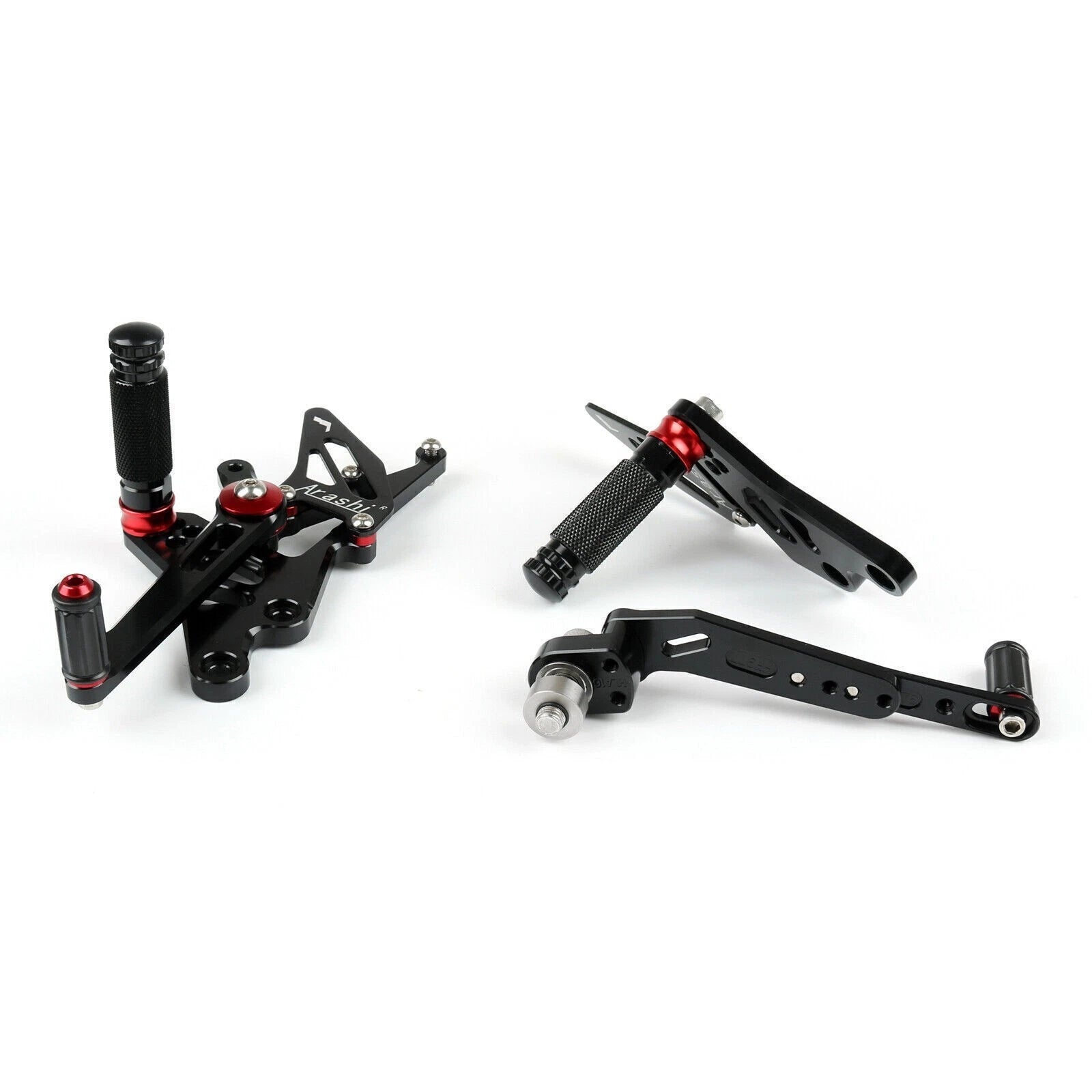 CNC Adjustable Rearset Foot Rest Pegs for Suzuki GSXR1000 (2009–2016) #8