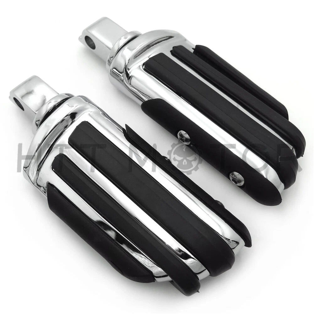 Rubber Pilot Footpeg for Victory King Pin (Rear) (2003–2017) Chrome