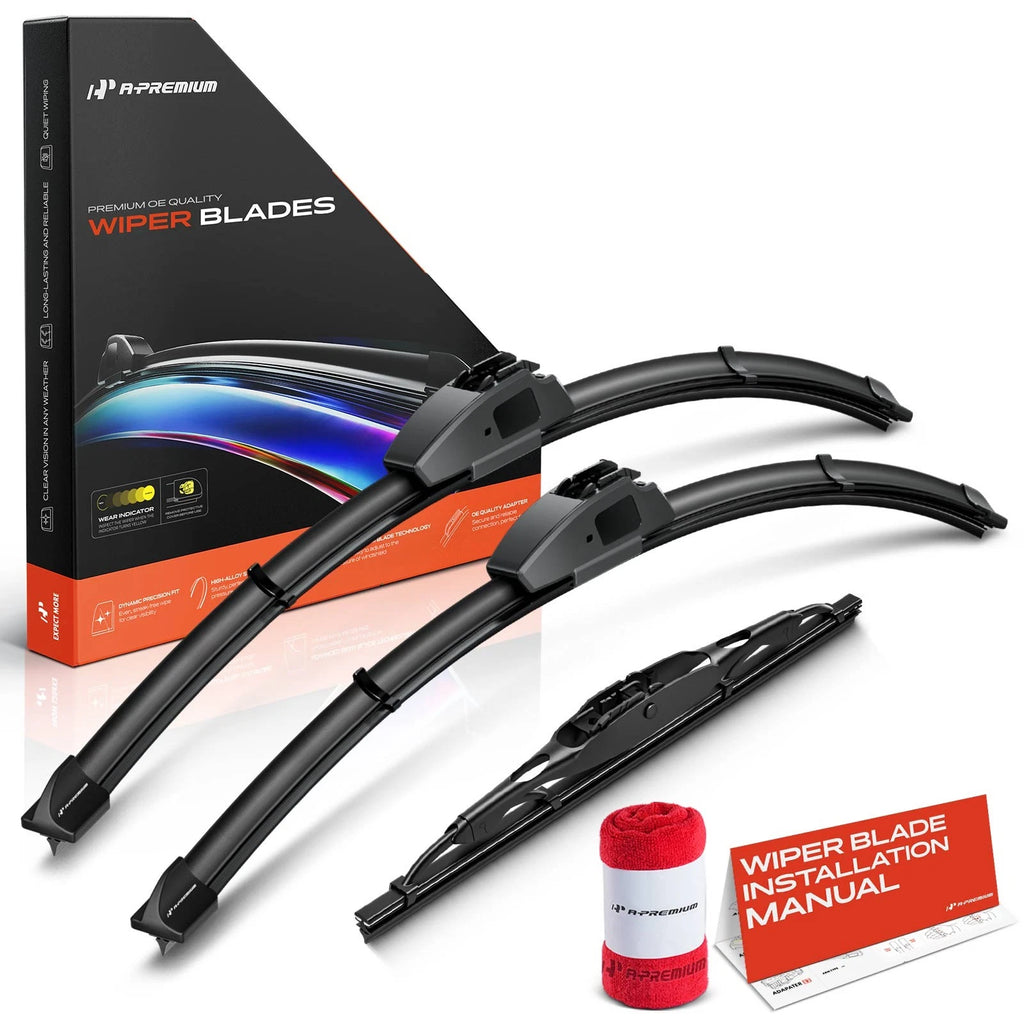 Set of 3 Windshield Wiper Blades for Chevy Traverse (2009–2023)