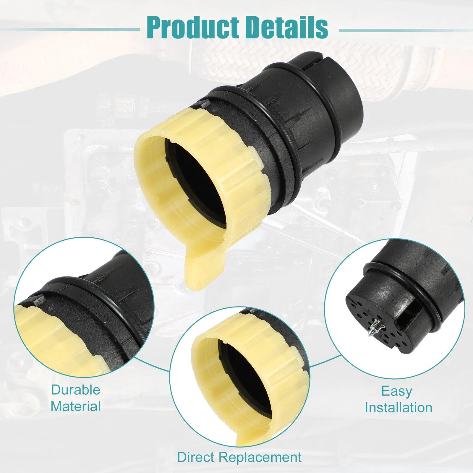 Transmission 13-Pin Connector Adapter Plug for Mercedes-Benz Sprinter 2500 (2010–2018)