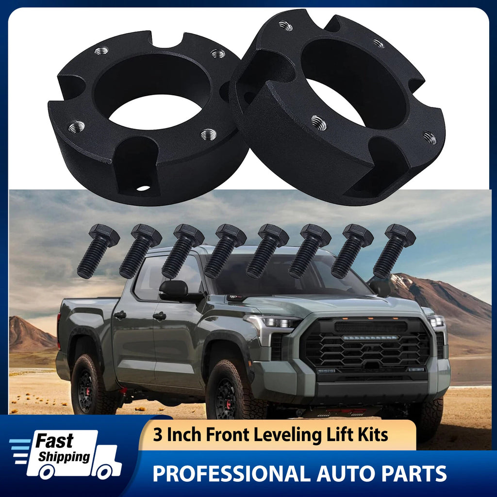 3" Front Leveling Lift Kit Spacers for Toyota Tundra Sequoia (2007–2022)