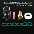 10PC Set of Transparent Shielding Cups for TIG Welding Torch
