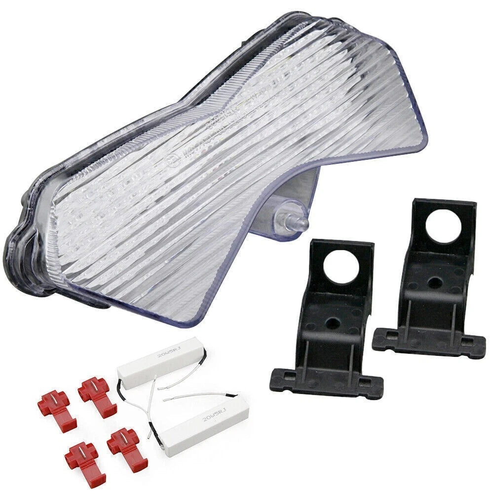 Tail Light Brake Turn Signal Lamp for Kawasaki Ninja ZX-6R (2003–2004) Clear