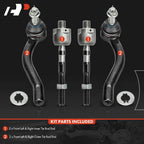 Set of 4 Tie Rods for Infiniti G37 (2008–2010) 370Z (2009–2020)