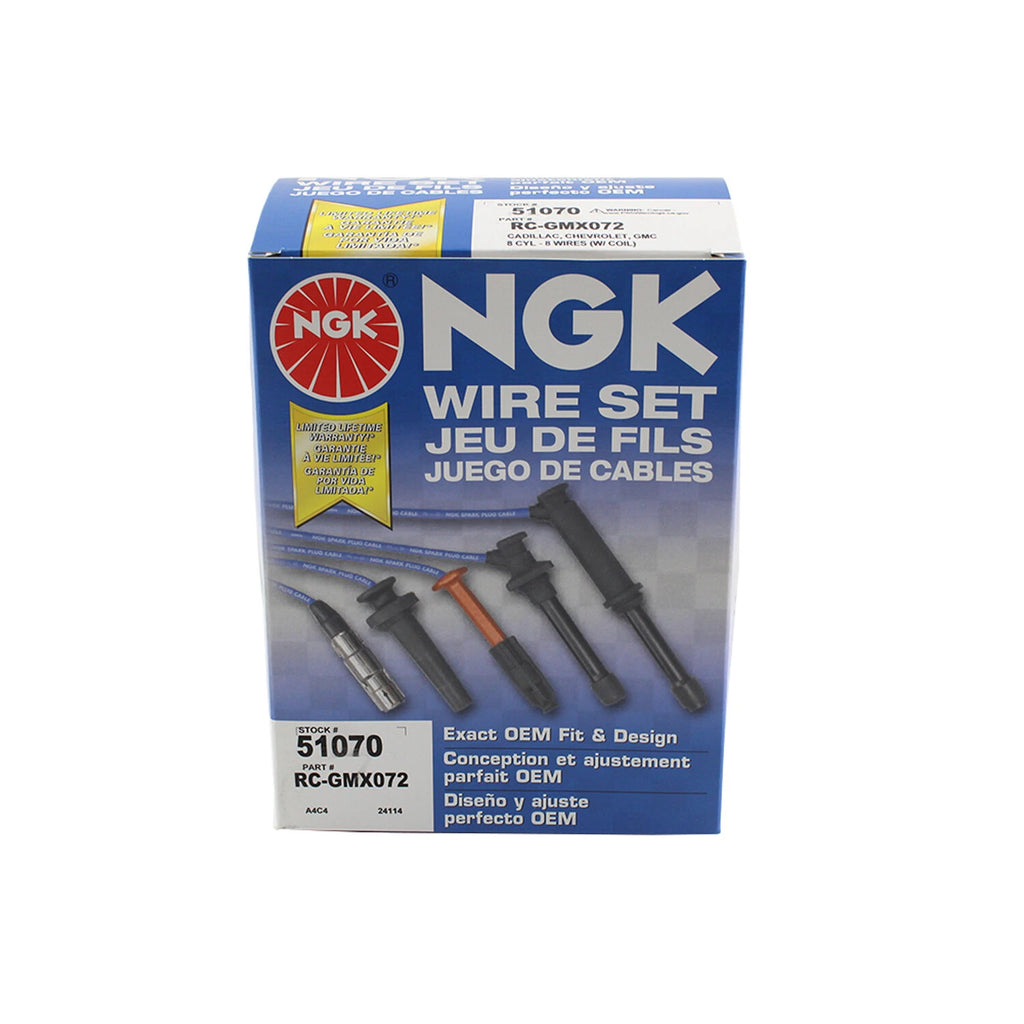 NGK Spark Plug Wire Set 51070 for