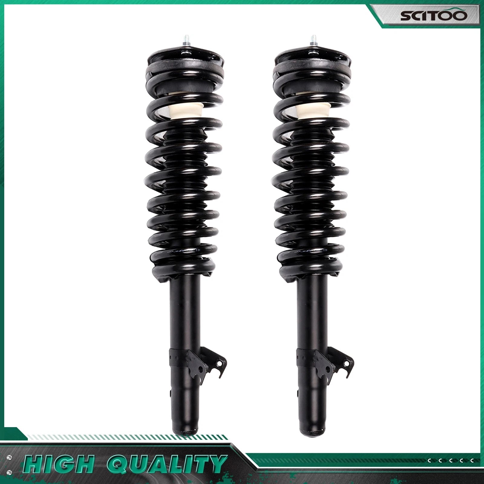 Front Struts Shocks w/ Coil Spring Assembly for Mazda 6 (2003–2008)