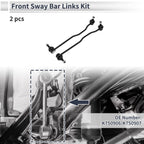 Set of 2 Front Stabilizer Bar Links for Subaru Legacy (2015–2019) No.K750906/K750907