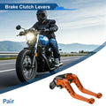 Long Brake Clutch Levers for Honda CB919 (2002–2007) Orange 1 Pair