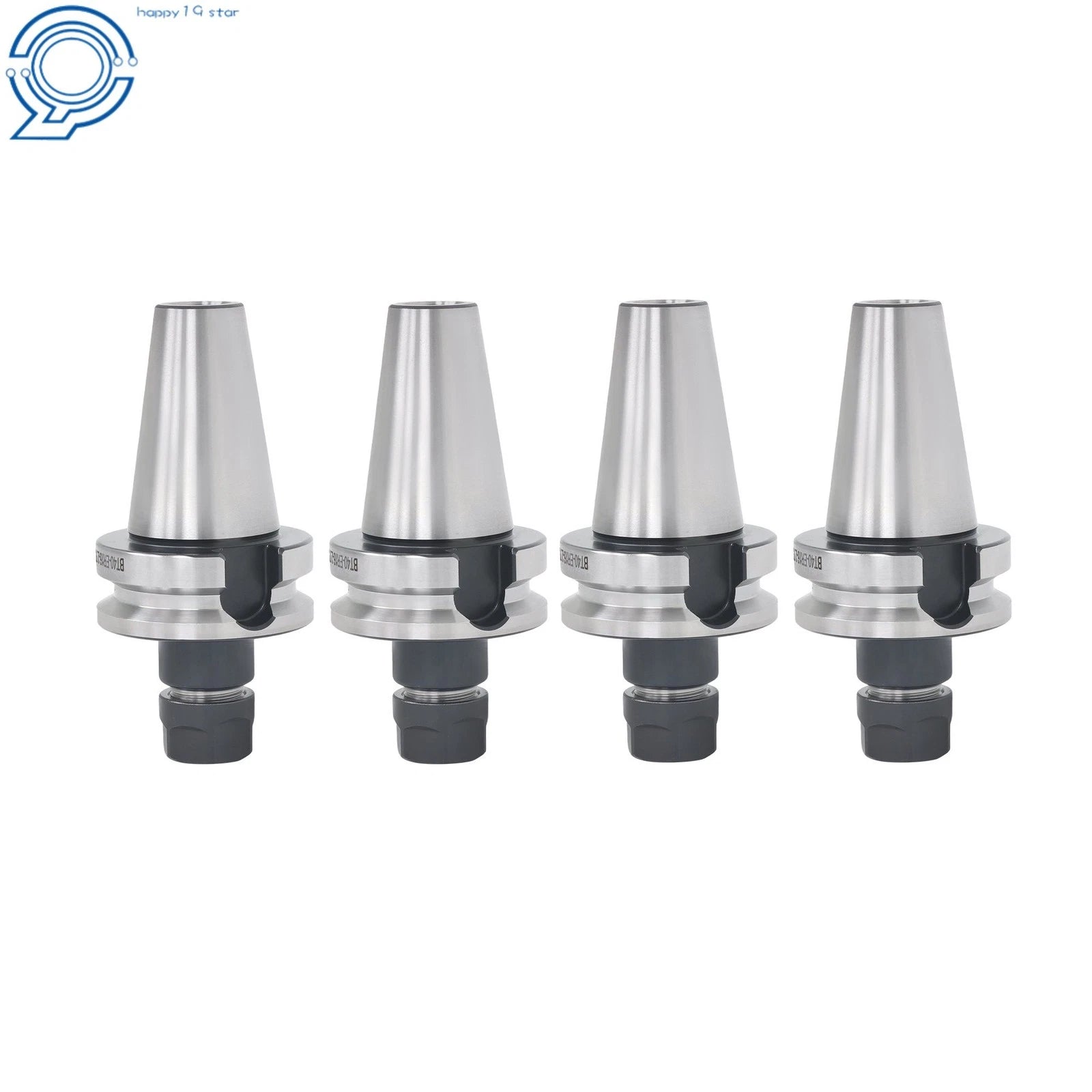 Set of 4 Toolholders for CNC Machines (ER16, 70mm Length)