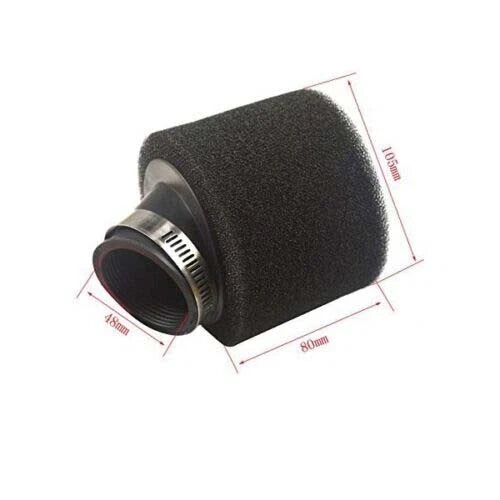 48mm Dual Foam Pod Air Filters for Motorcycle Quad Dirt Bikes