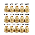 15Pcs Carburetor Main Jet Repair Parts for Mikuni VM22 VM24 VM26 VM30