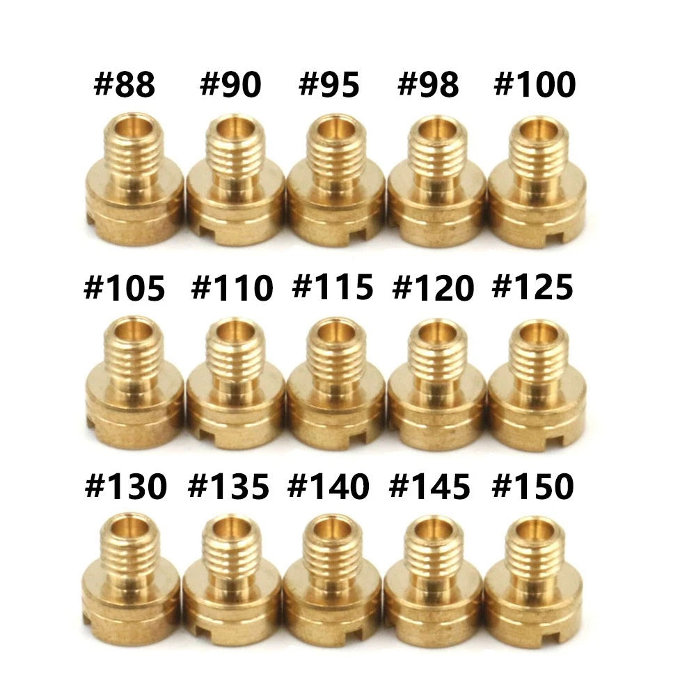 15Pcs Carburetor Main Jet Repair Parts for Mikuni VM22 VM24 VM26 VM30