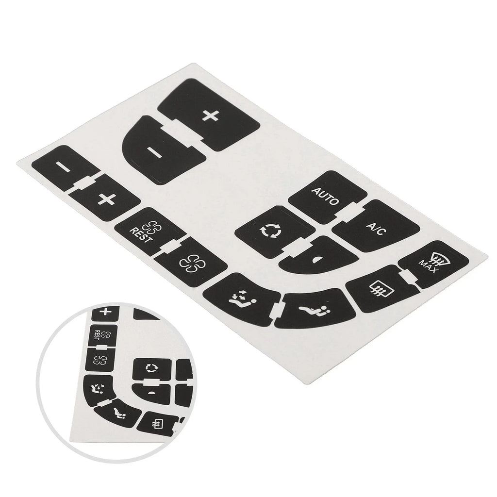 Stickers Set for Citroen C4 Grand Picasso Climate Buttons