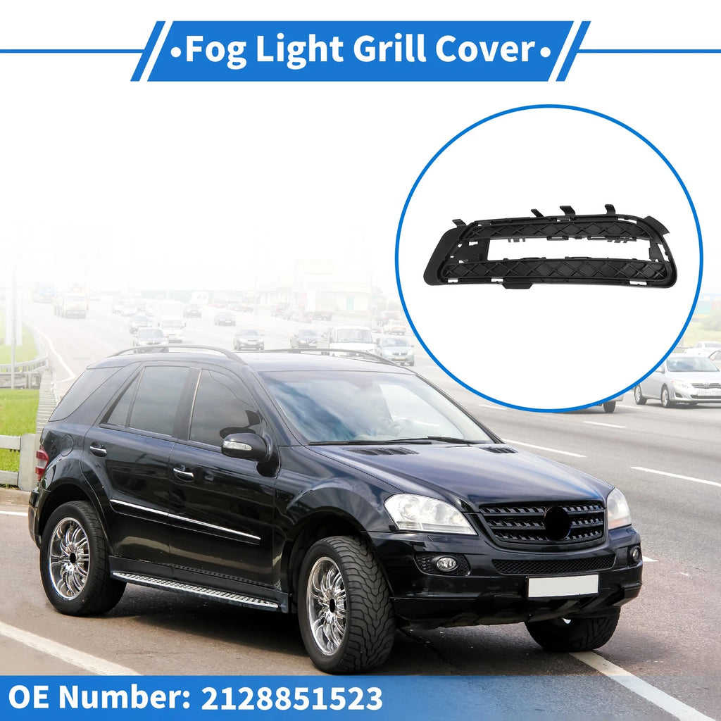 1 Pc Fog Light Grill for Mercedes-Benz E350 (2009–2016) No. 2128851523 Black