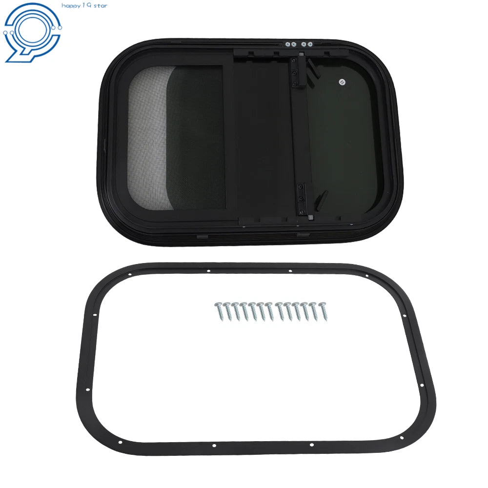 15" x 22" Vertical Slide Teardrop Window for RV Trailer