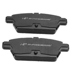 Set of 2 Rear Disc Brake Rotors & Ceramic Pads for Ford Fusion (2006–2011)
