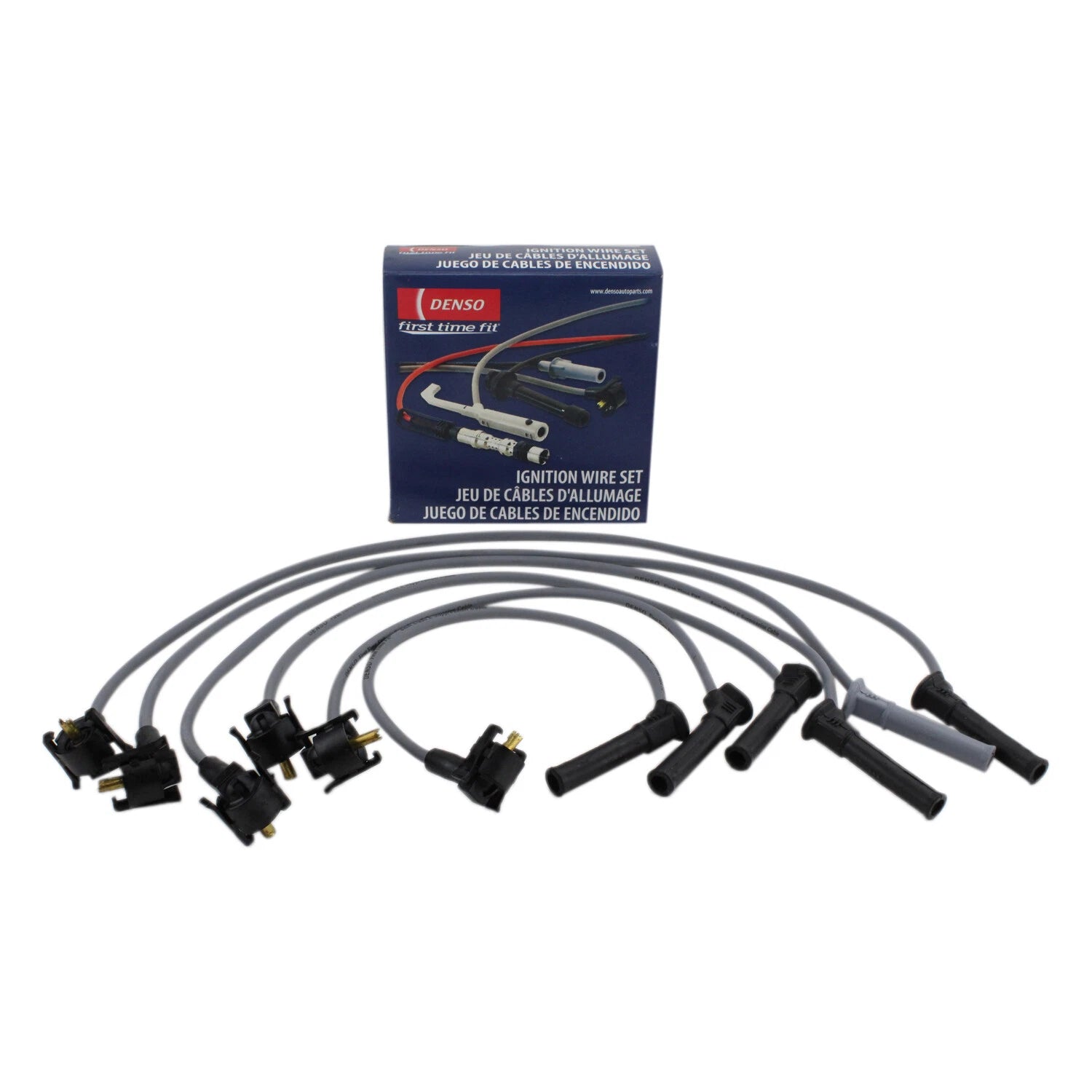 Ignition Spark Plug Wire Set 8mm for Explorer Ranger B4000 (1998–2001) DENSO 6716114