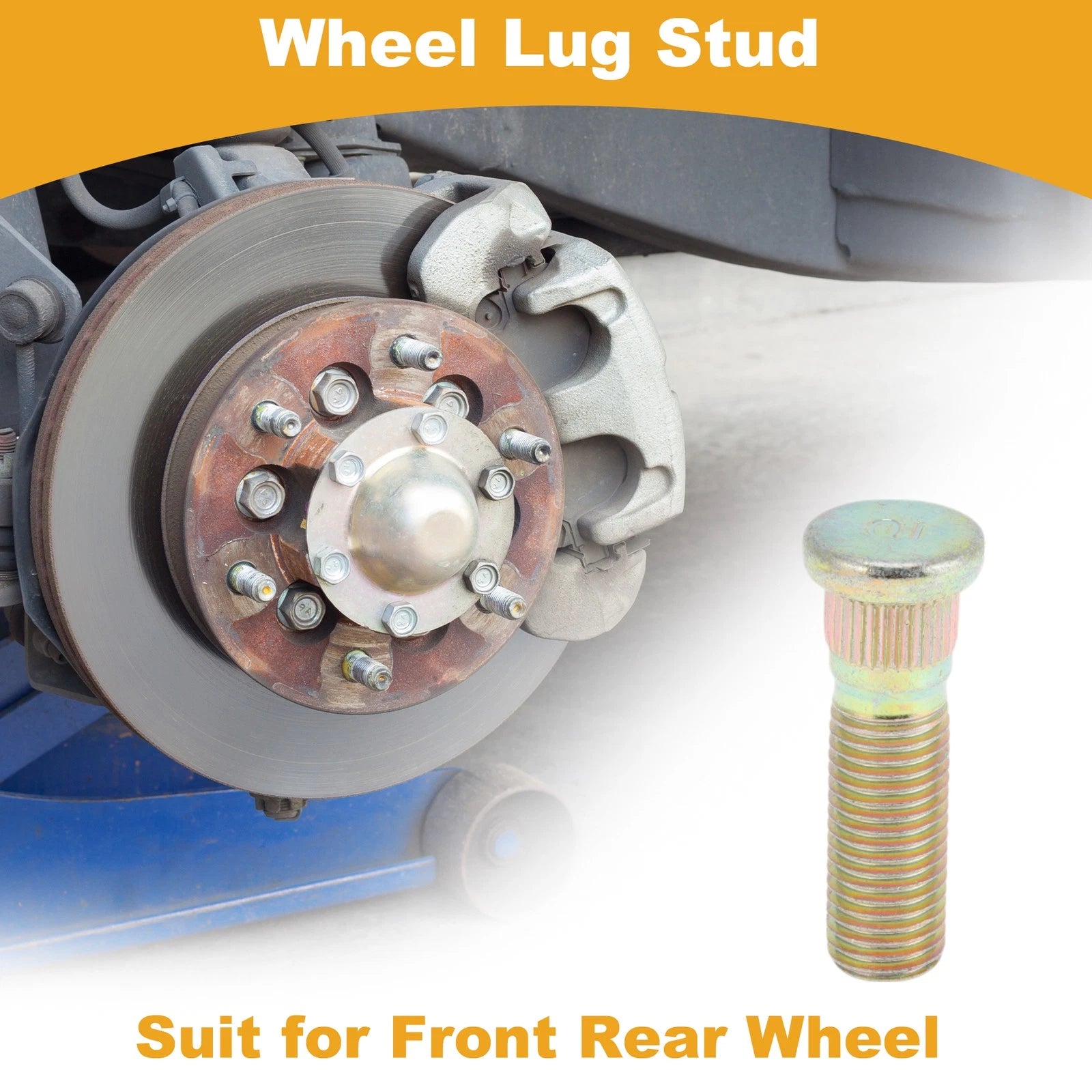 Set of 5 M12x1.5 Wheel Lug Studs for Hyundai Carnival (2006)