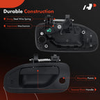 2X Front Exterior Door Handle w/ Keyhole for Chevy City Express (2015–2018)