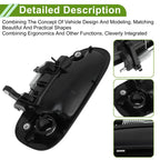 Exterior Door Handle for Honda Civic 1996-2000 Black Front Left Plastic