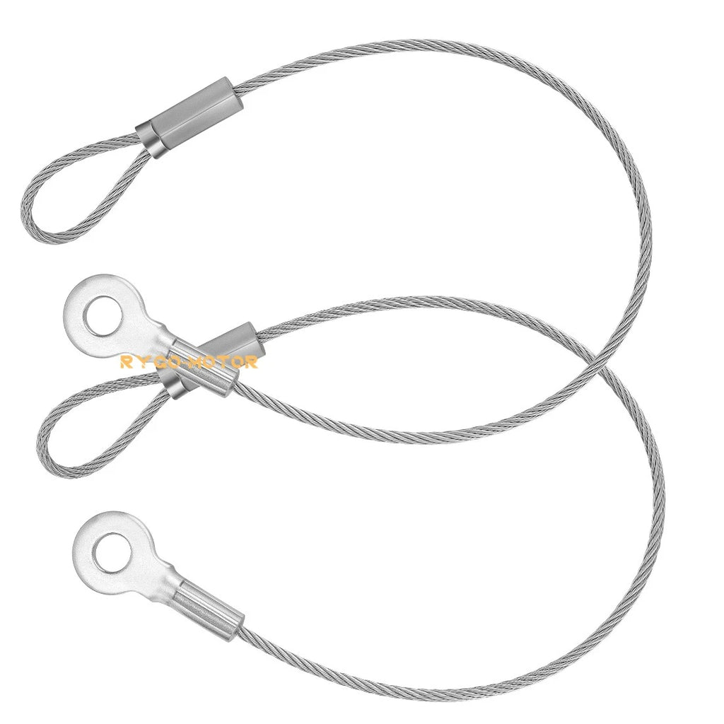 2 Tailgate Cables for Polaris Ranger 400 500 570 800 EV (2006–2019) 7081636 7082076