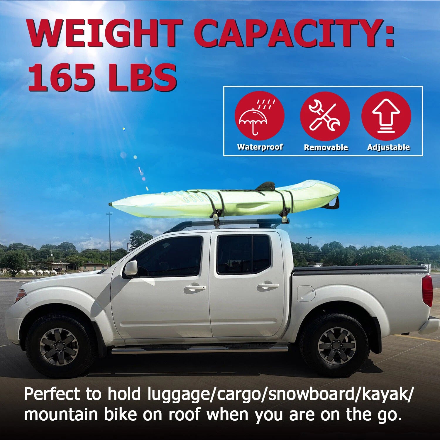 Roof Rack Cross Bar for Nissan Frontier 4DR (2005–2022)