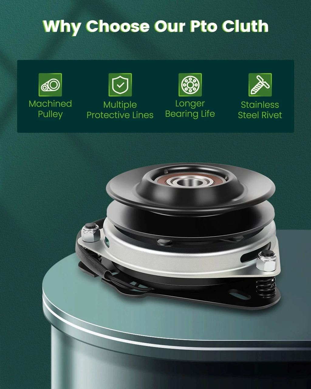 PTO Clutch for Simplicity Snapper (1686880SM, 1687746, 1687746YP, GT1-BS03)