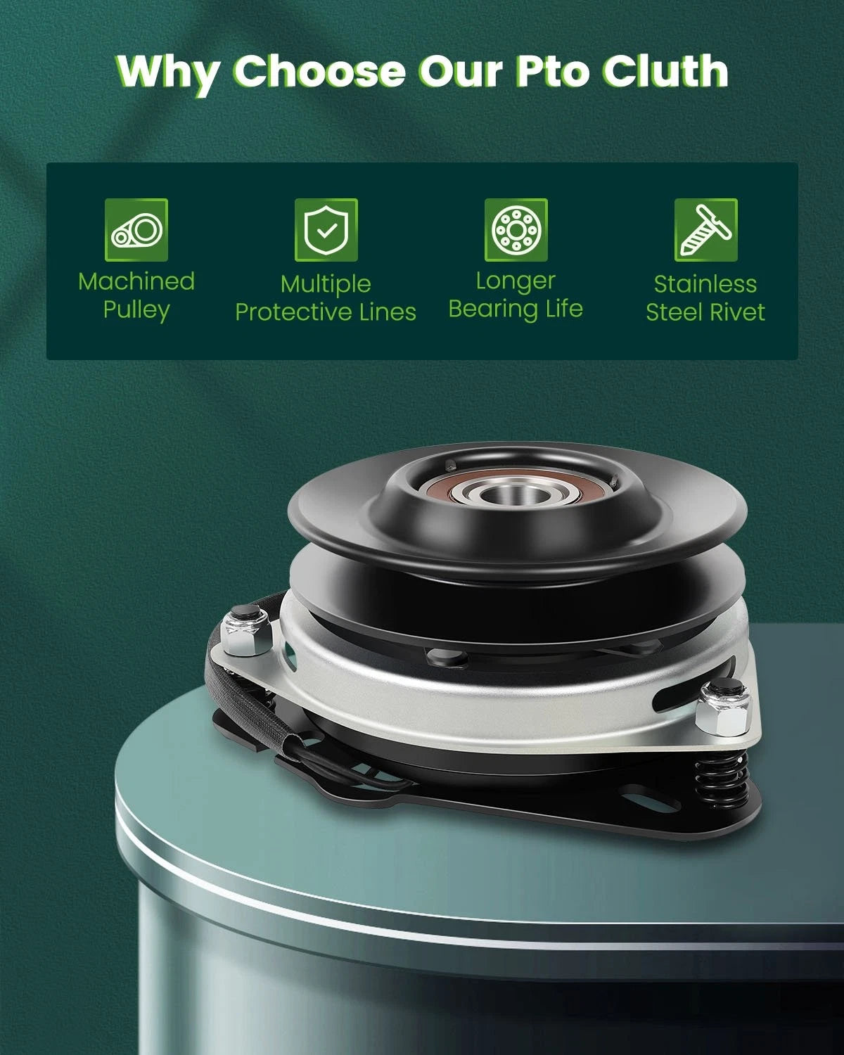 PTO Clutch for Simplicity Snapper (1686880SM, 1687746, 1687746YP, GT1-BS03)