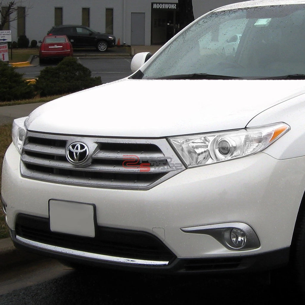 Chrome Housing Amber Corner Projector Headlight for Toyota Highlander (2011–2013)