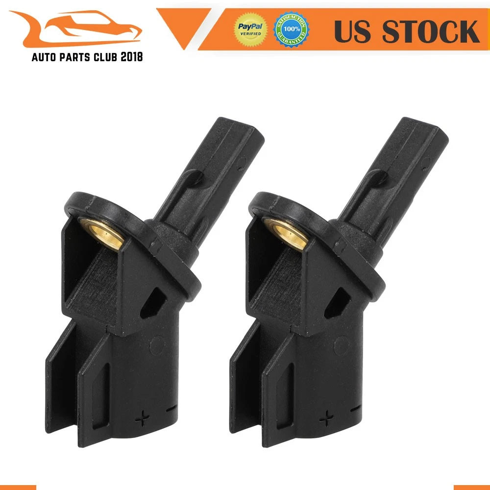 2X Front ABS Wheel Speed Sensor for Volvo V50 V70 XC60 XC70 S40 S60 S80 C30 C70 (2001–2018)