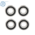 Set of 4 Double Rubber Seals 63/32-2RS for Deep Groove Ball Bearing 32x75x20 mm