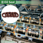 Set of 5 Oil Seal Rotary Shaft Seal FKM Rubber 22x35x6mm