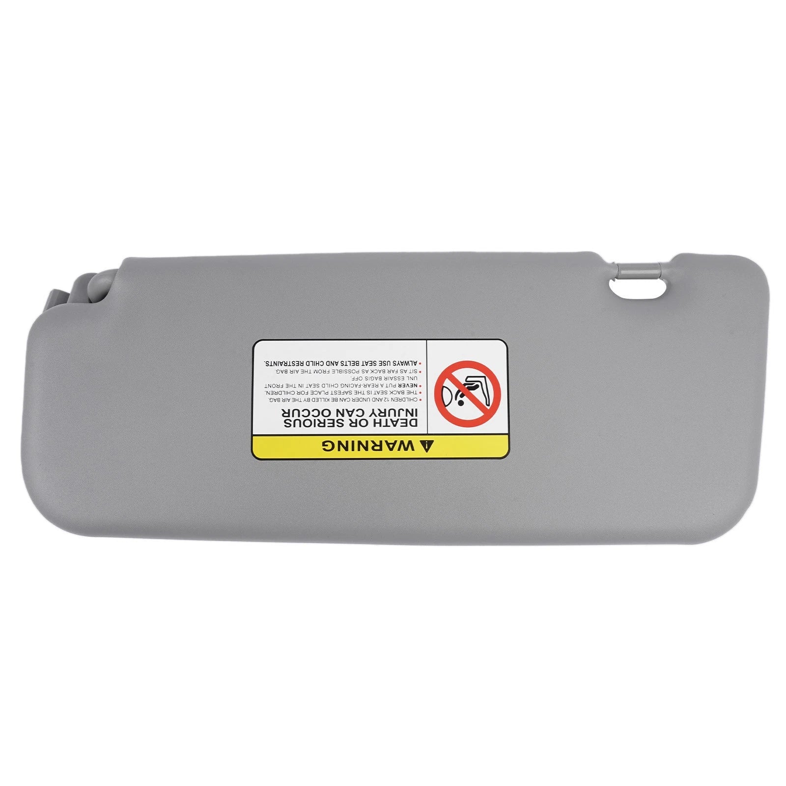 Front Passenger Sun Visor for Hyundai Accent (2011-2015) Gray Right