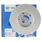 Hella Front Coated Solid Disc Brake Rotor for BMW E36 318ti E36/7 Z3 (1992–1998)