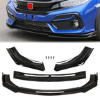 Carbon Fiber Front Bumper Lip Kit for Honda Civic Sedan Hatchback (2009–2024)