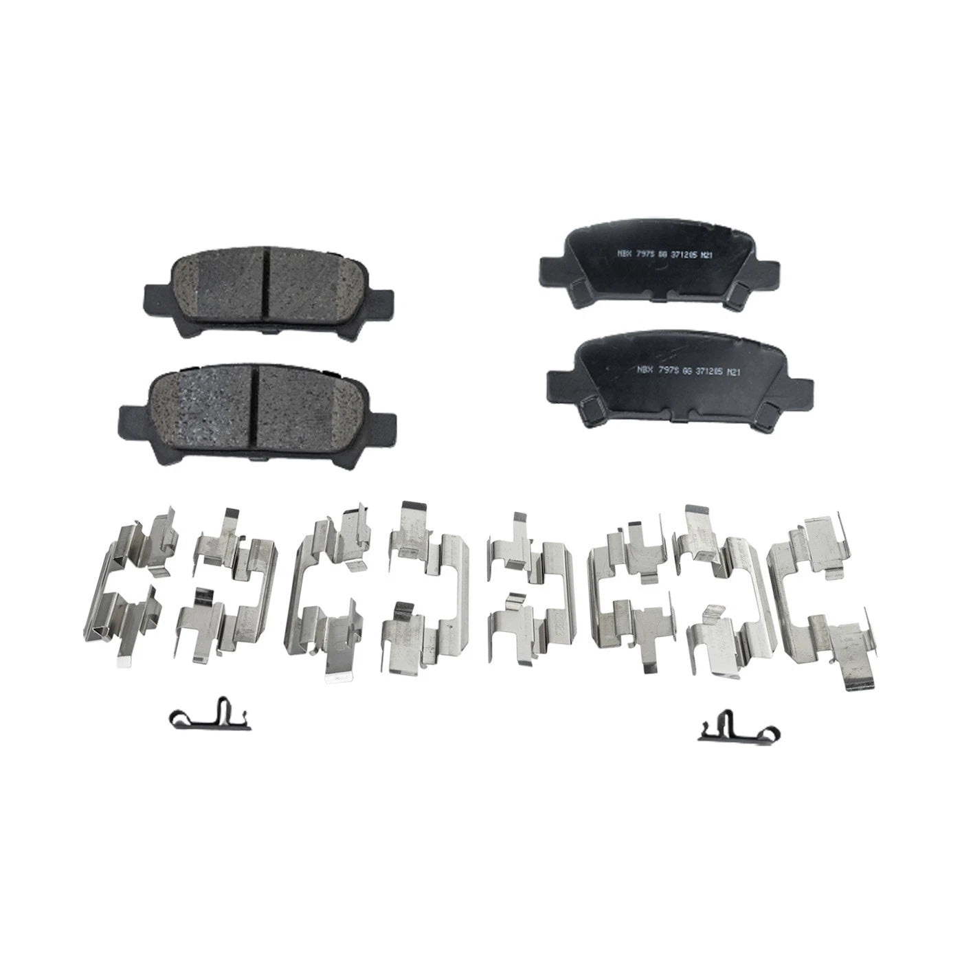 Set of 4 Brake Pads for Subaru Legacy (2005–2009)