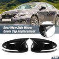 1 Pair Rearview Mirror Cover Overlay Gloss Black for Kia Optima K5 (2011–2015)