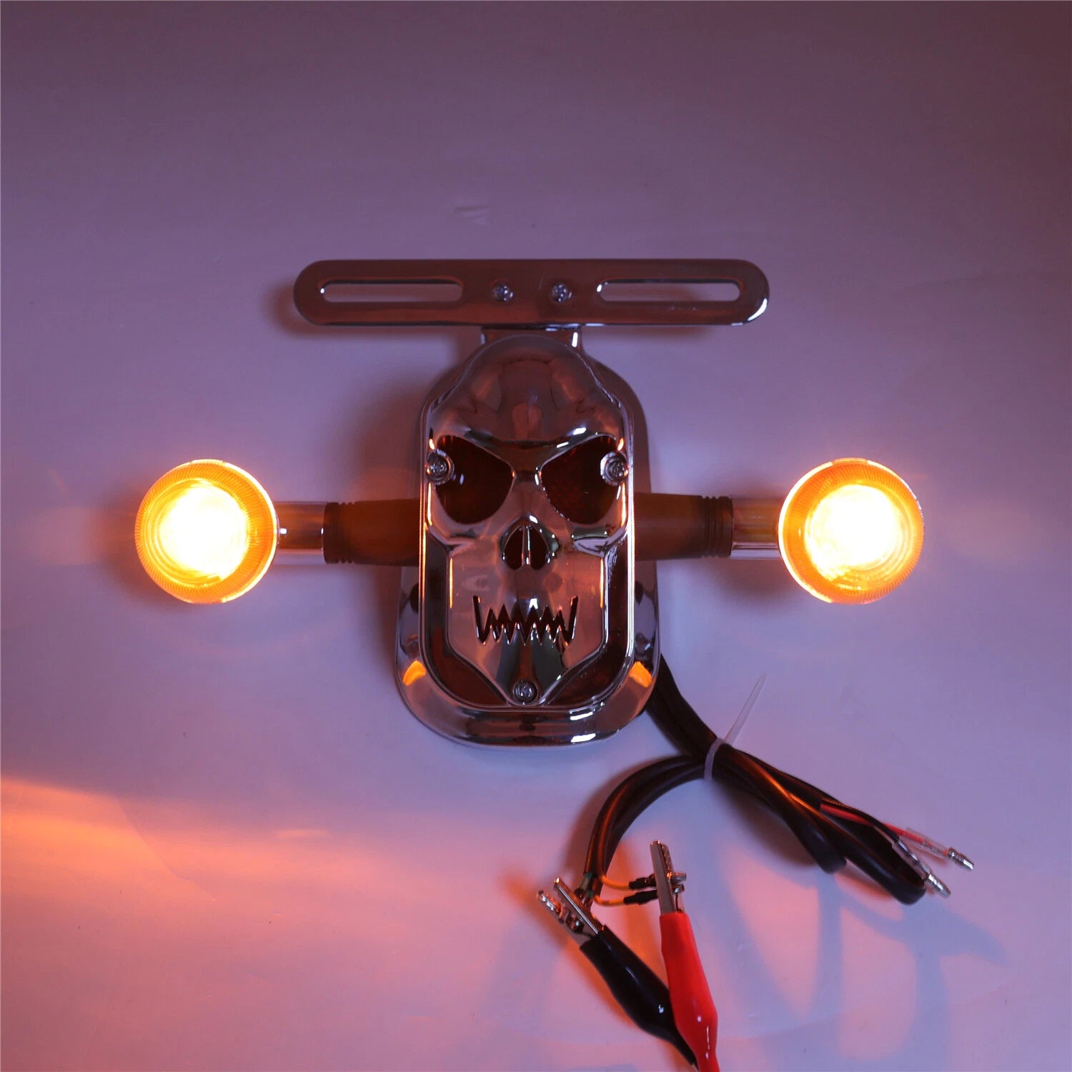 Skull Tail Brake Stop Light Turn Signal Lamp for Harley