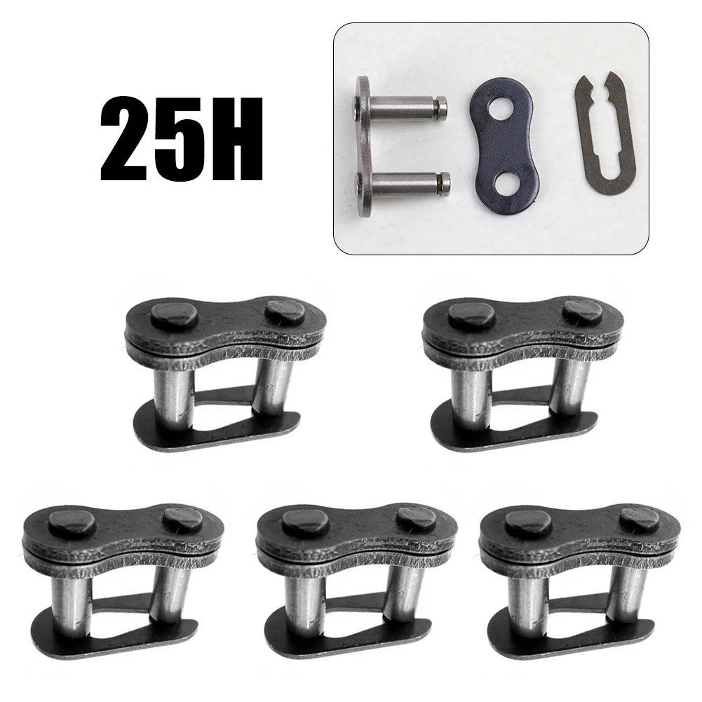 Set of 5 25H Chain Master Links for ATV Motocross Scooter