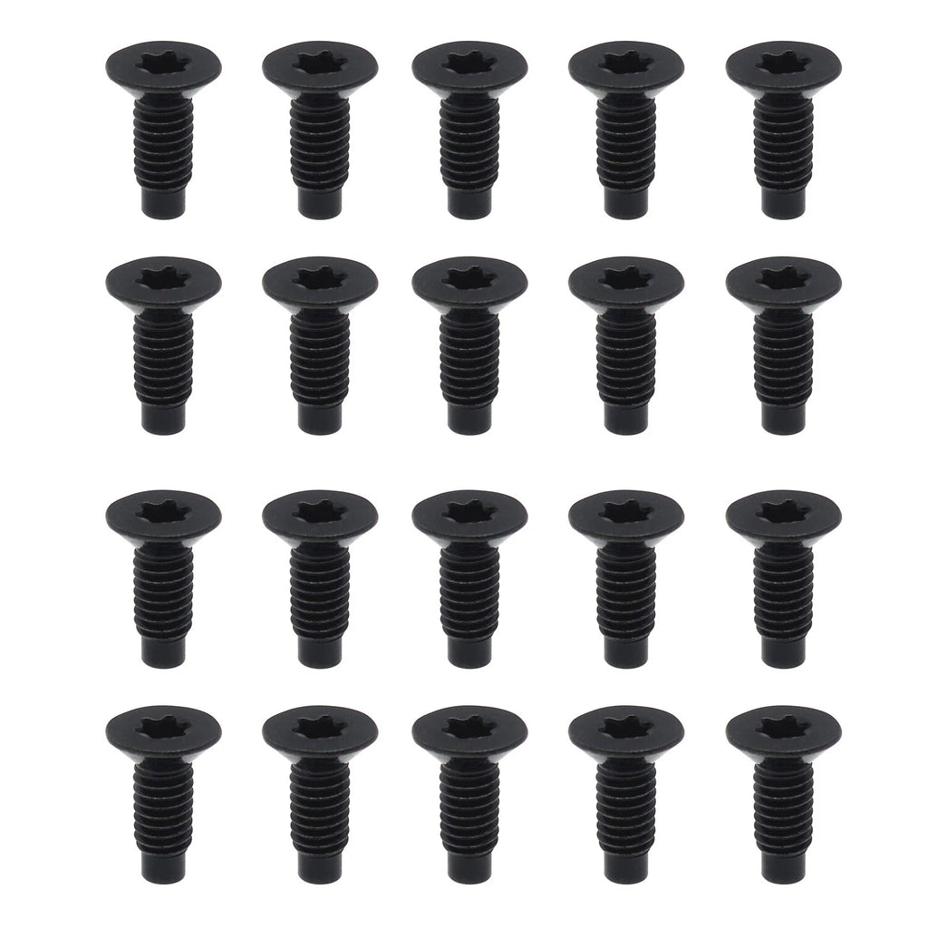 20 PCs Windshield Frame Hinge Torx Screws for Jeep Wrangler (1976–2006)