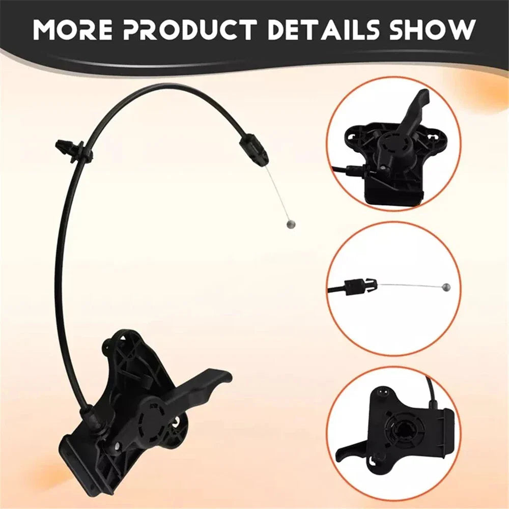 Hood Catch Release Lever Cable for Chrysler 200 (2015-2017)